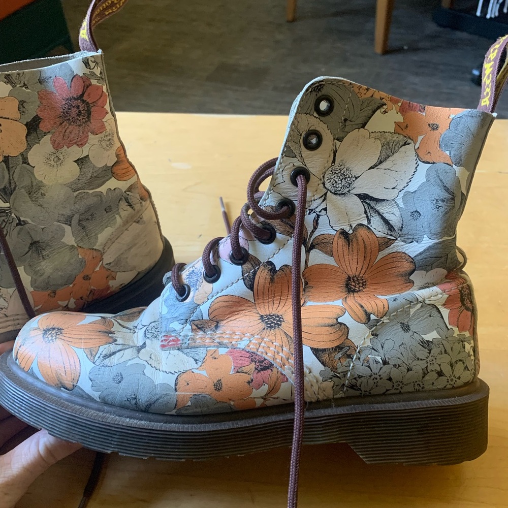 Floral Dr. Martens